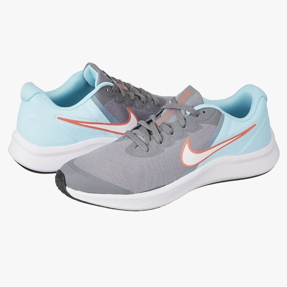 Nike Star Runner 3 GS Smoke Grey/White Magic Ember Copa 6Y AND ONE 6.5Y